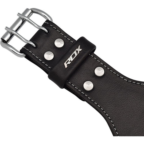 RDX 6 INCH BROWN LEATHER WEIGHTLIFTING BELT-3